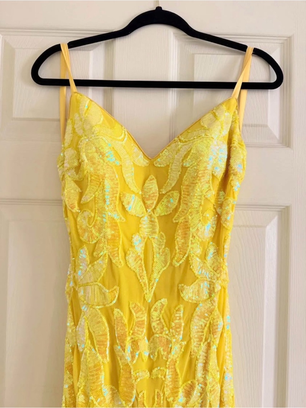 Jovani Yellow Dress STYLE 07784 (Size 8) - Picture 2 of 7